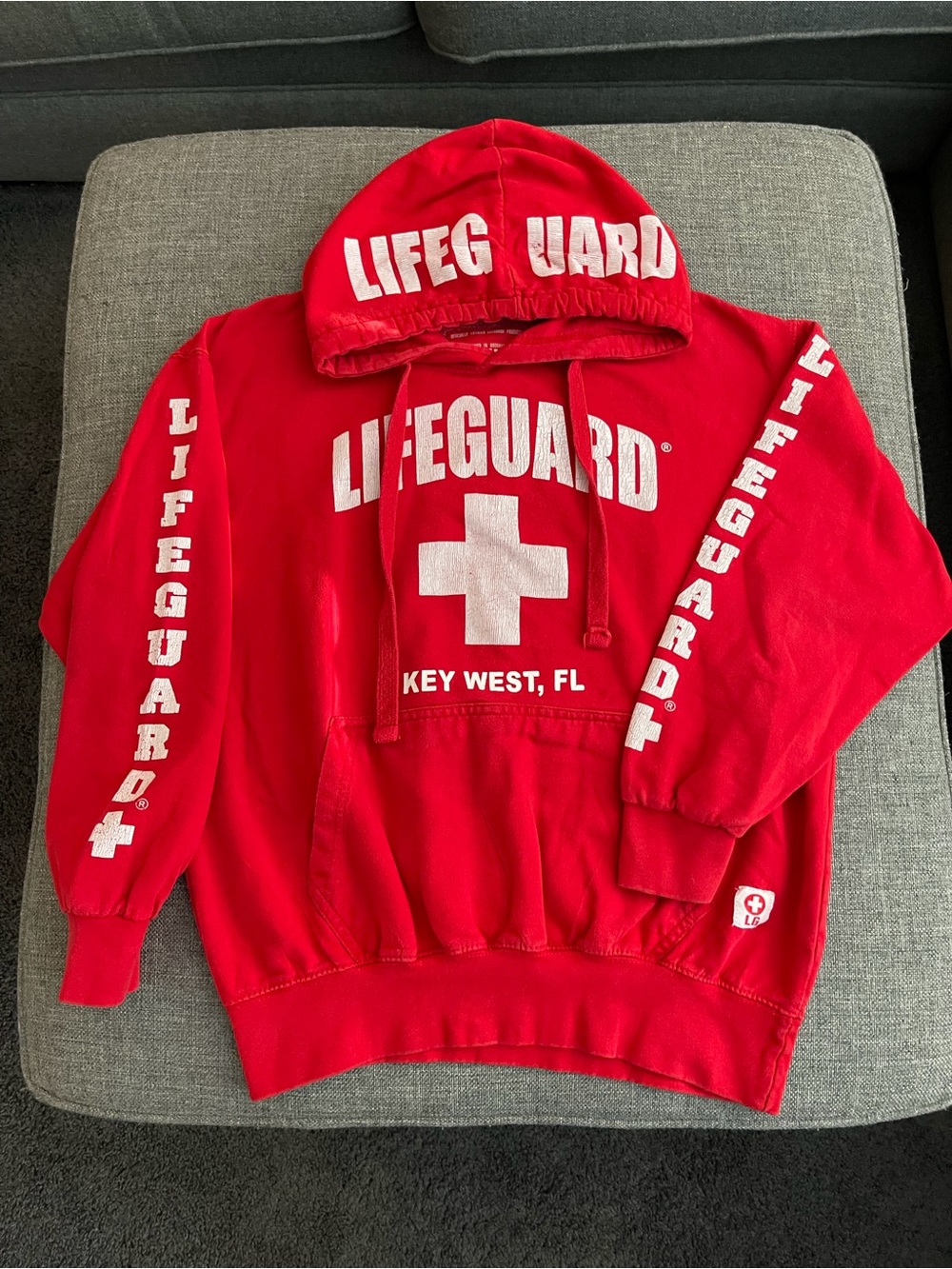 Lifeguard Key West Red Hooded Sweatshirt